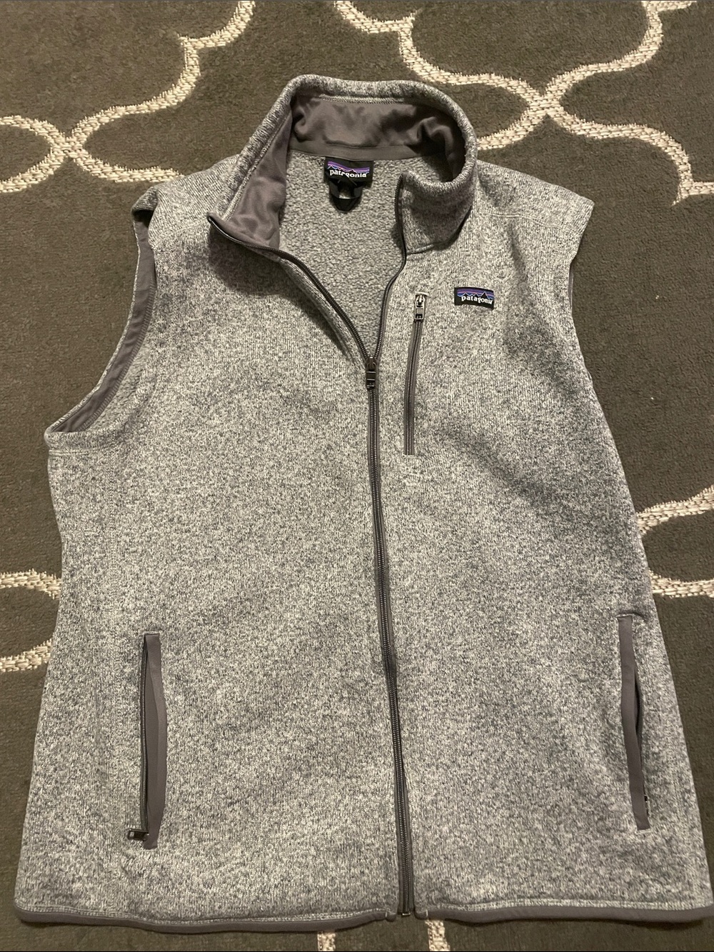 Patagonia Men’s Better Sweater Gray Fleece Vest - Size XXL Full Zip